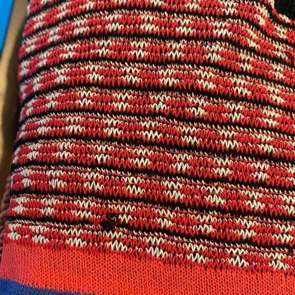 Anthropologie Aldomartins M* Red Floral Cheetah Print Natasha Maxi Sweater Dress - Picture 7 of 11